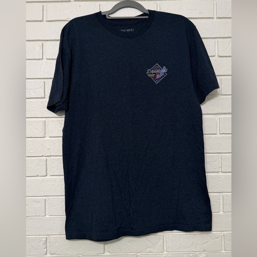 Men’s DepartWest Outdoor Supply Black Tee. Size Large